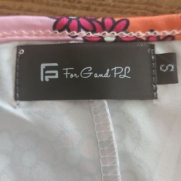 Retro Inspired Pink Patterned Dress Small NIP | Retro Mini Dress 60s 70s New - Picture 7 of 8